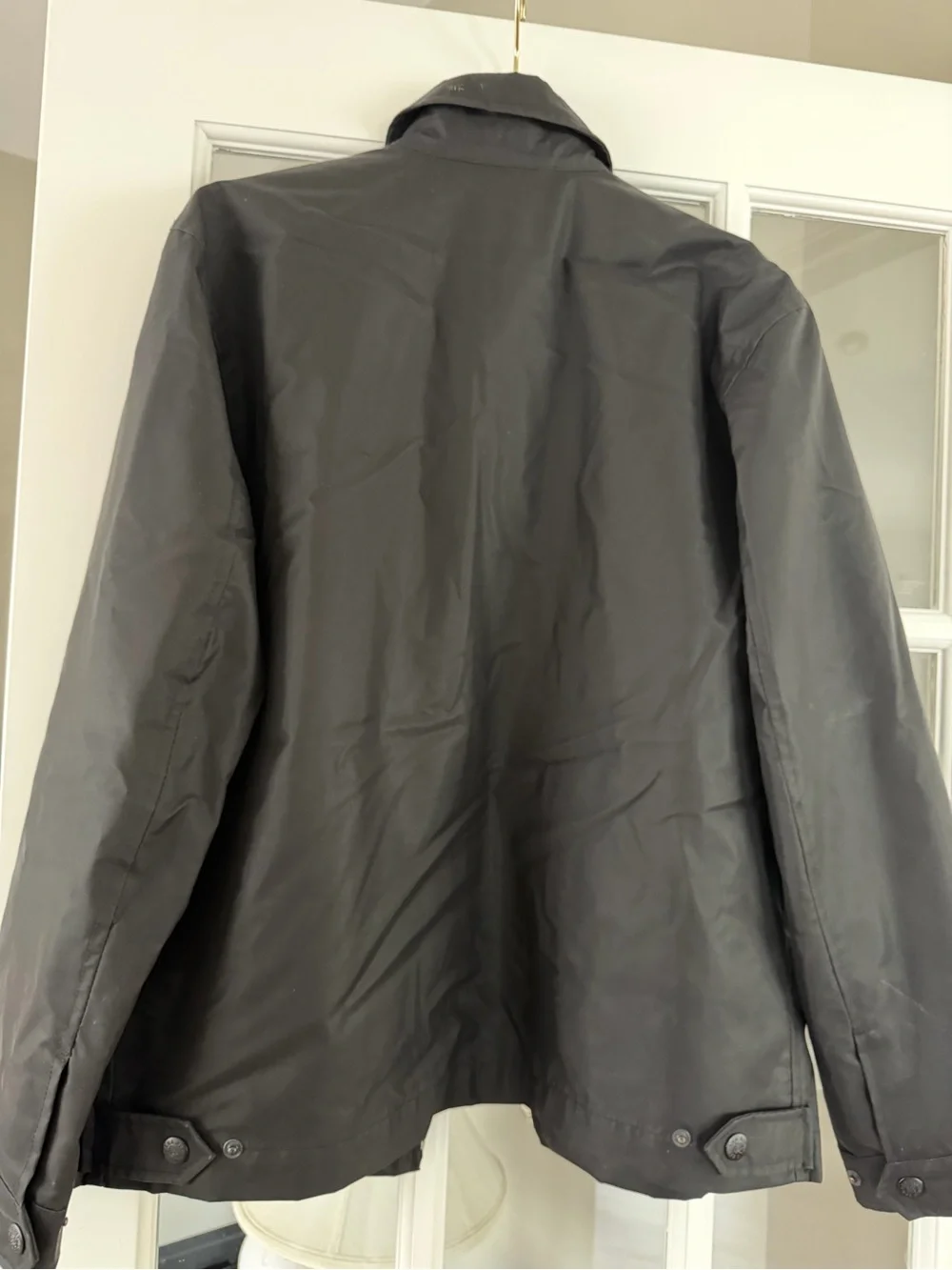 Banana Republic Men's Dark Gray Lightweight Zip Jacket